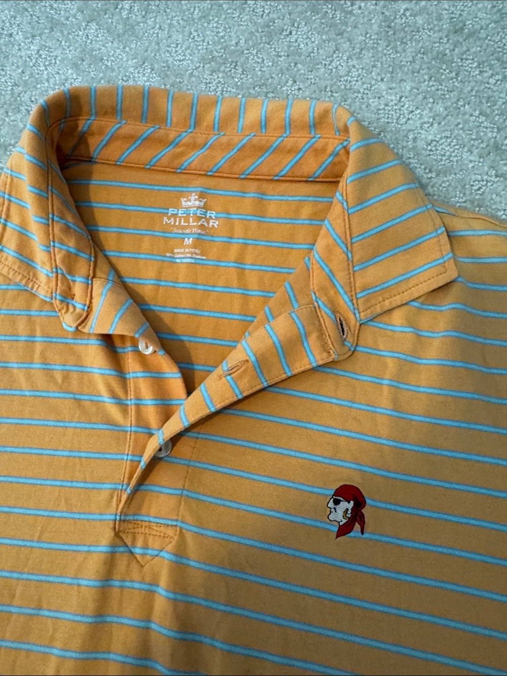 Peter Millar Striped Polo Shirt